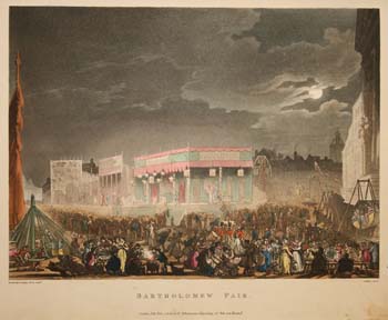 Bartholomew Fair by Rowlandson & Pugin