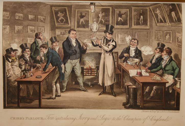 Cribb's Parlor by G. & R. Cruikshank