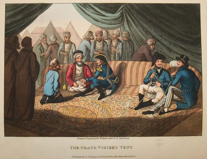 The Grand Vizier's Tent by Stack after Spilsbury