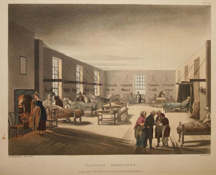 hospital by Pugin and Rowlandson