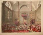 House of Lords by Rowlandson and Pugin