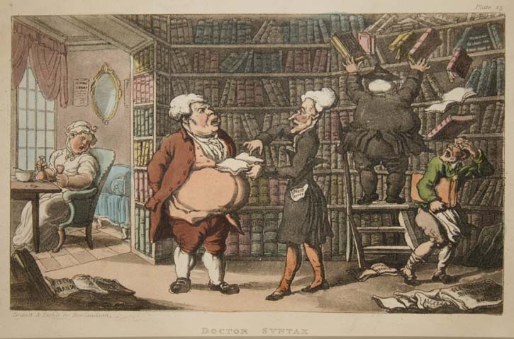 Bookstore by Rowlandson