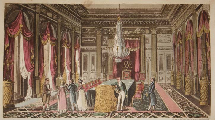 Throne room by G. & R. Cruikshank