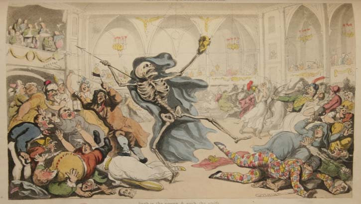 Masquerade by Rowlandson