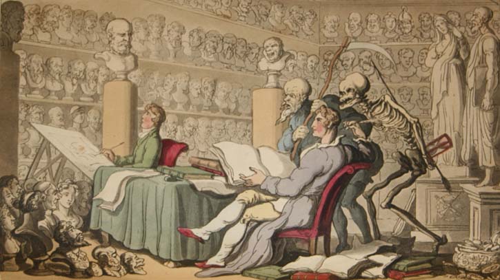 Museum by Rowlandson