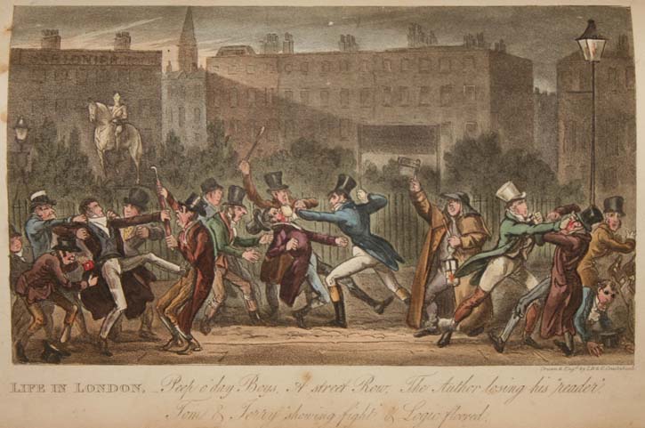 street fight by G. & R. Cruikshank