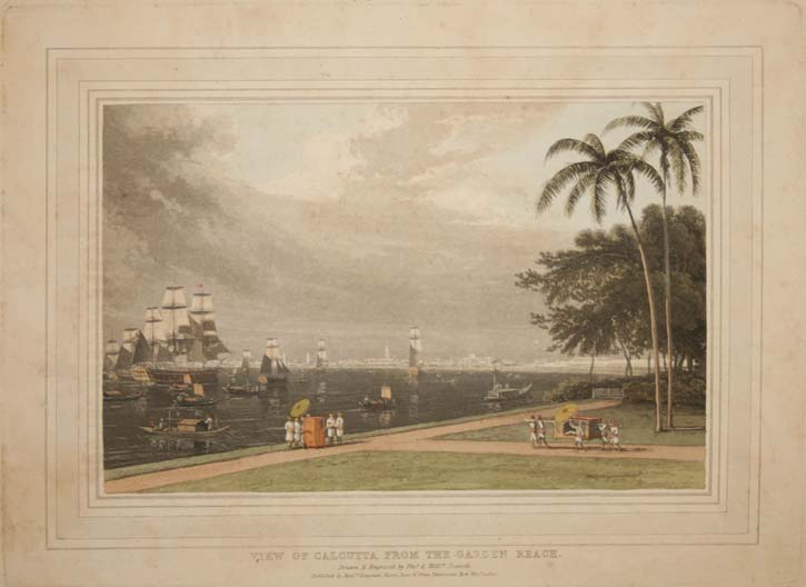 View of Calcutta by T. and W. Daniell
