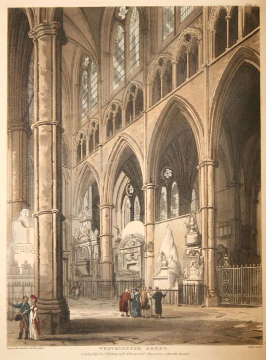 Westminster Abbey by Pugin and Rowlandson