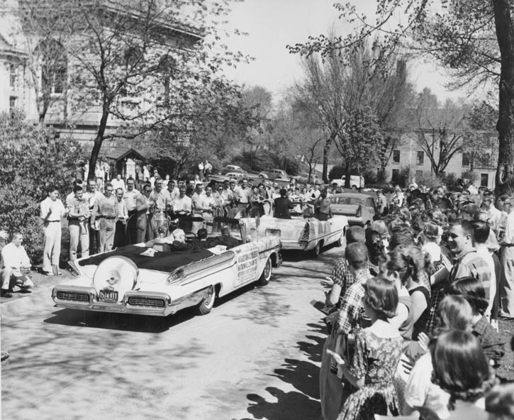 parade honoring the debate and oratory champions