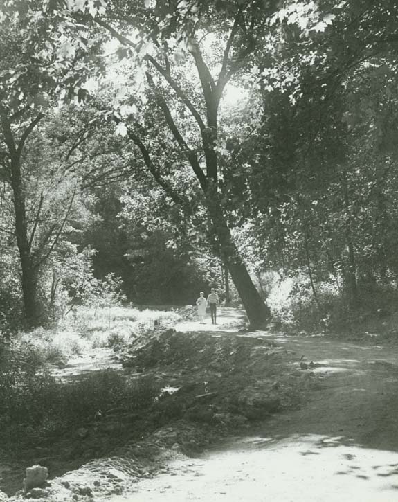 Students on the Slough Path